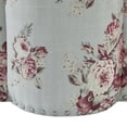 thumbnail image 5 of Jamil Ottoman Manor Floral Linen 24.5L x 24.5W x 18.5H Upholstered Nailhead Trim, 5 of 7