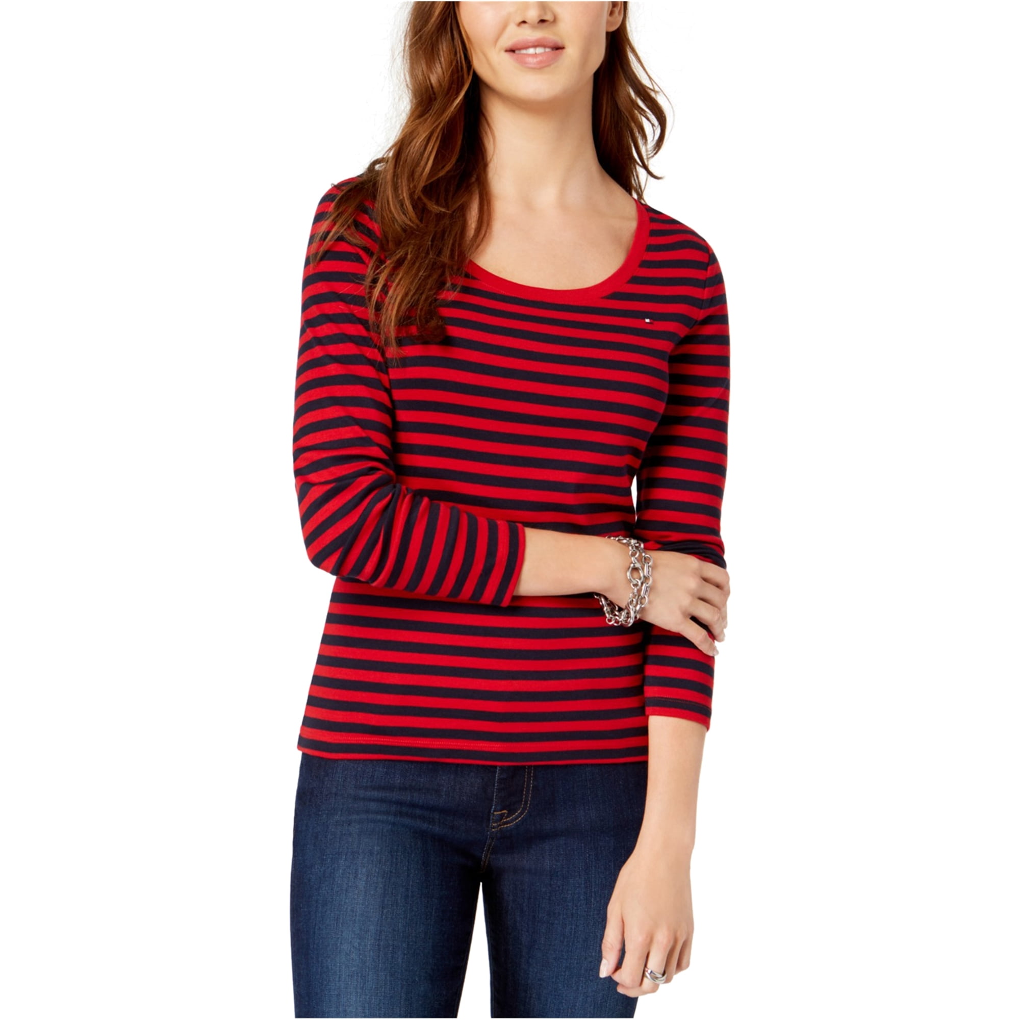 tommy hilfiger women's striped t shirt