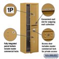 thumbnail image 5 of Salsbury Industries Surface Mounted 3 Unit Front Load 4C Horizontal Mail Center, 5 of 7