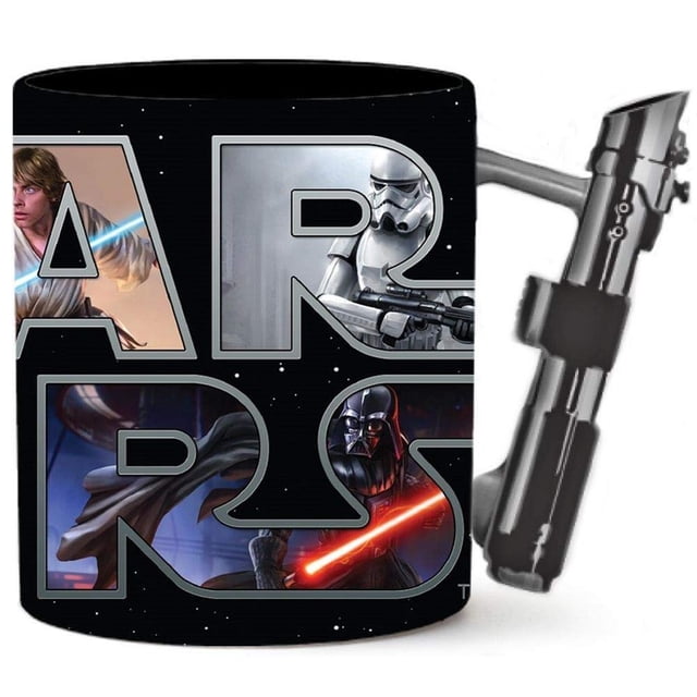 Taza Silver Buffalo Star Wars Lightsable Ceramic 600 ml