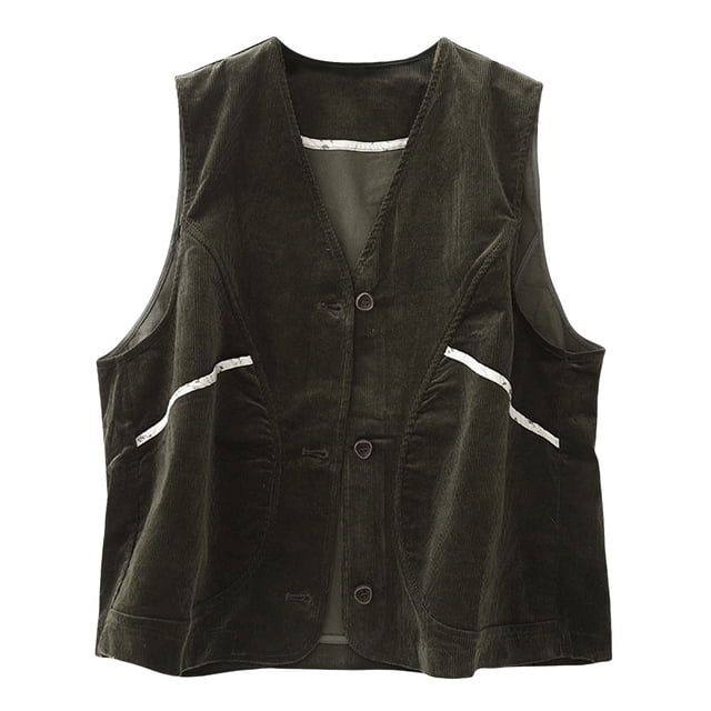 Womens Sleeveless Sweater, Button Down Cardigan for Women, Casual Spring Vest, Loose Fit Knit Jacket, Lightweight Layering Top for Fall