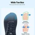 thumbnail image 2 of AOV GREEN LEAF Wide Toe Box Walking Shoes Arch Support Plantar Fasciitis Sneakers Orthotic Tennis Shoes, 2 of 9