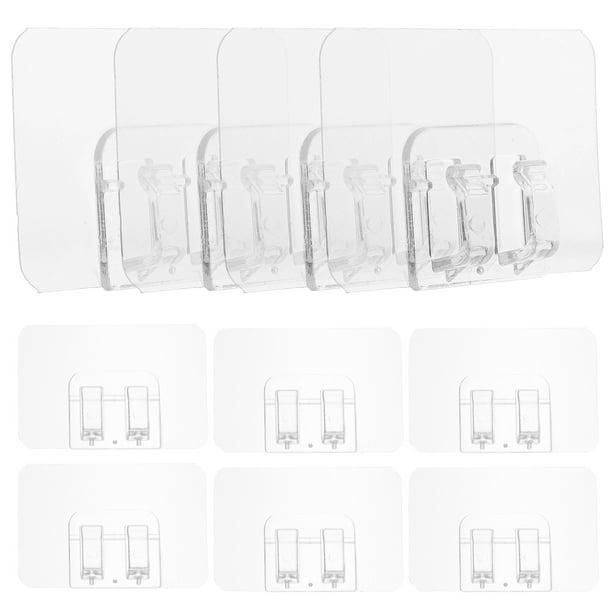 unbranded 50Ud Adhesivos Transparentes Para Fijar Luces De En Pared Sin Daño