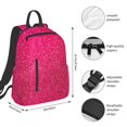 thumbnail image 2 of Balery Rose Red Glitter Mochila Ligera para Hombres y Mujeres – Resistente y Impermeable, Ideal para la Escuela, el Trabajo, los Viajes y el Uso Diario, 2 of 7