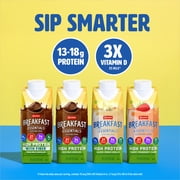 (2 pack) Carnation Breakfast Essentials High Protein Nutritional Drink Shakes, Rich Milk Chocolate Breakfast Shakes, 8 fl oz, 12 Pack