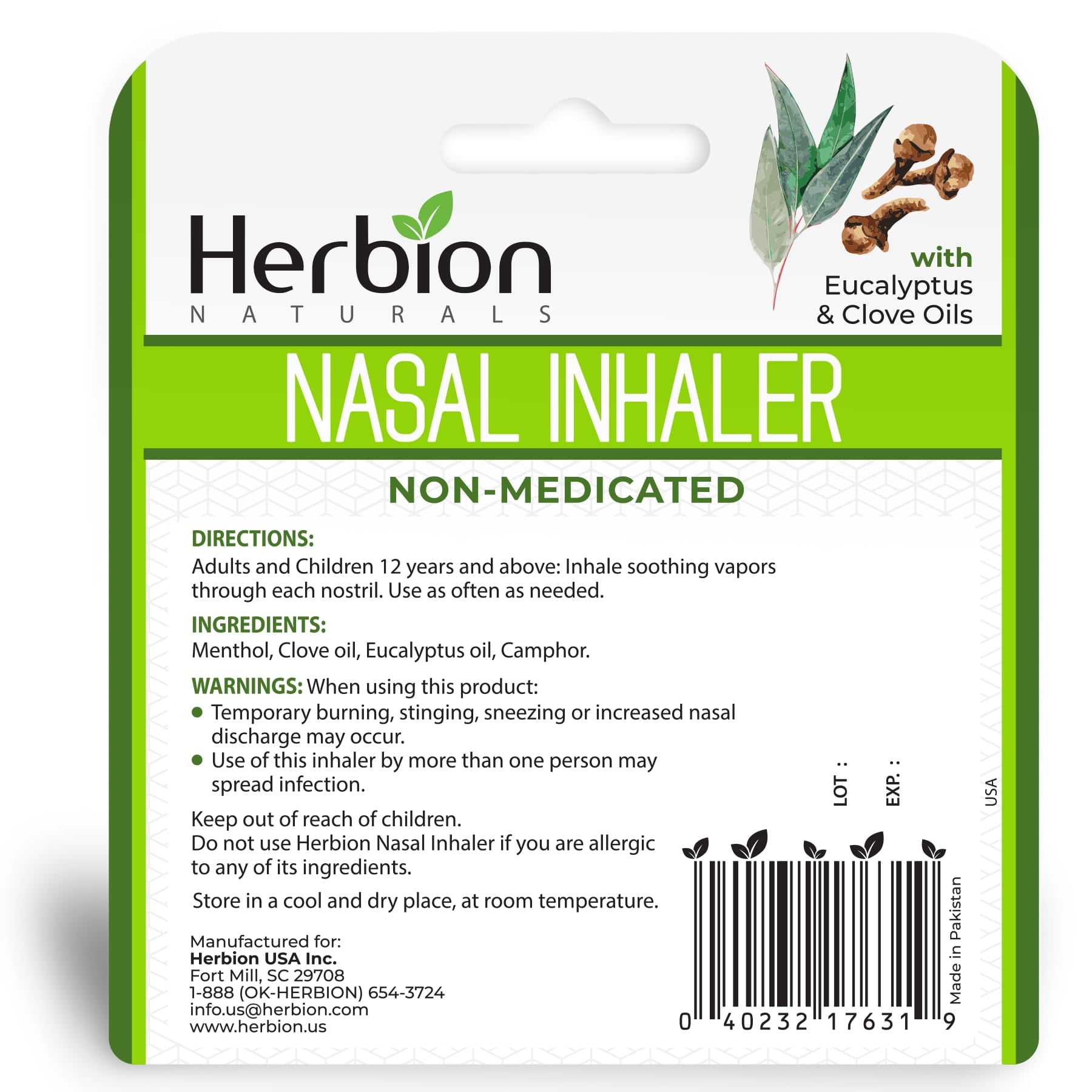 Inhalador Congestión Nasal (Remedio Natural) - Caribbean Soaps