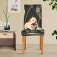 thumbnail image 6 of BZSMCE Chairs Slipcovers Dining Chair Covers Skeletons Wearing Gold Creative Pattern, 6 of 7