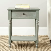 SAFAVIEH Tami Solid Nightstand with Storage Drawer, French Grey