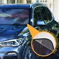 thumbnail image 3 of Yayeee Car Windshield Sun Shade Universal Fit Front Visor Protector, Blue Neon Road, 3 of 8