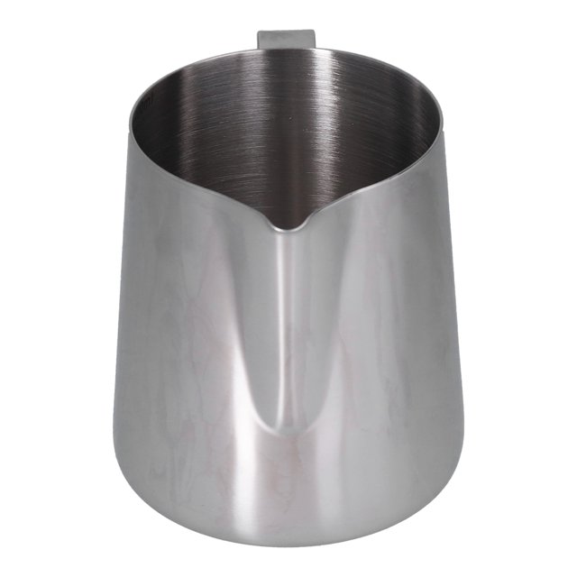 Jarra de café, taza de acero inoxidable para espumar, suministros de café, jarra de leche de primera línea