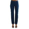 thumbnail image 2 of Women's Classic Solid Straight Leg Jeggings, Denim Blue, S, 2 of 5
