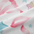 thumbnail image 5 of Manfei Girly Bowknot Curtains and Drapes Pack of 2 (52x63 Each),Starfish Seashell Black Out Curtains, 5 of 6