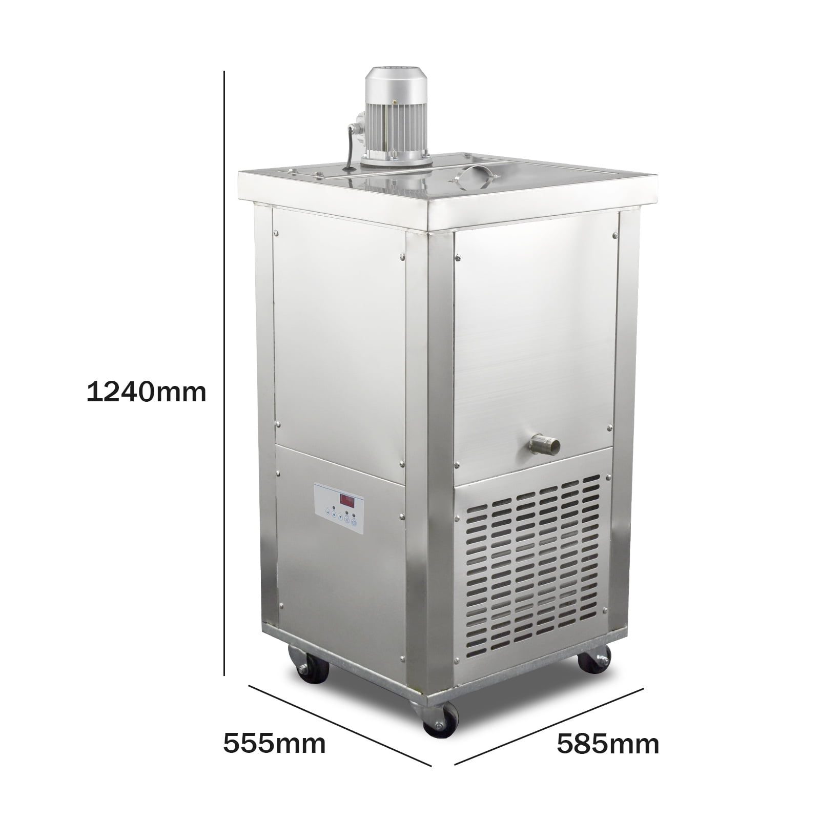 Kolice Commercial Popsicle Ice Cream Machine,Ice Bars Machine, Ice Pops Maker-Included 1 Stainless Steel Mold Set