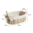 thumbnail image 2 of Cesta de Almacenamiento Sunnimix Cesta de Almacenamiento de Ratán, 2 of 5
