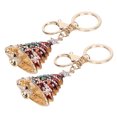 thumbnail image 2 of Lovely Key-ring, Pendant Key Chain, Portable Christmas Tree Keychain Pendant, Zinc Alloy Metal For Christmas Birthdays, 2 of 7