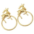 thumbnail image 2 of 2pcs Exquisite Napkin Holder Adornment Household Reindeer Napkins Rings, 2 of 8