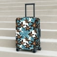 thumbnail image 6 of Rateoe Lilies Flowers Printed Luggage Cover, Suitcase Protector Fits 18-32 Inch Luggage-Large, 6 of 7
