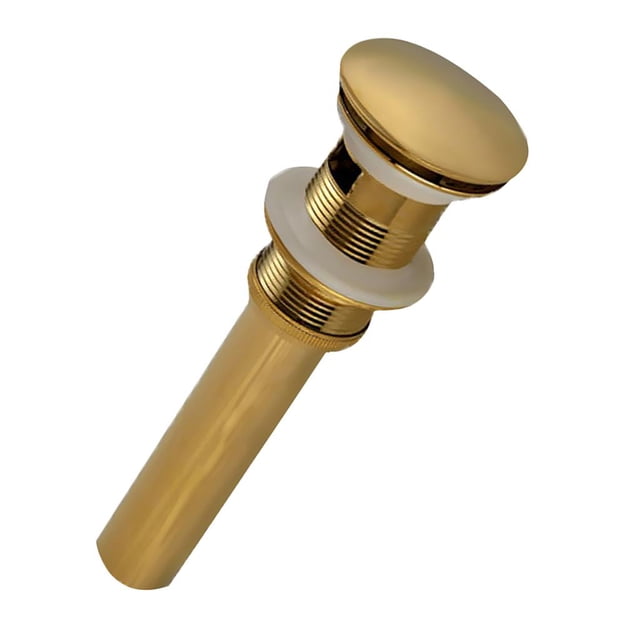 Del Enchufe Del Cromo de Latón Ranurado Del Fregadero Del Lavabo Del Botón perfecl Tapón de fregadero