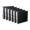 thumbnail image 1 of 6/Pack 3" D-Ring Binder, 3 Rings, Letter Size, Black, 1 of 5
