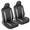 Gray, variant on Motor Trend SpillGuard Waterproof Rear Split Bench Seat Covers for Trucks Rear Seat Cover Only - Black Car Seat Covers, Back Seat Covers Only - Durable Neoprene Spill Resistant for Kids & Dogs