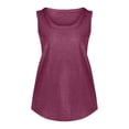 thumbnail image 2 of Womens Workout Clothes Kelon Tank Tops for Women Crew Neck Fashion Boho Clothes Dressy Casual Trendy Clothes, S, 2 of 7