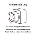 thumbnail image 2 of MOKOSE 4K HD USB Webcam Manual Focus Wide Angle for Desktop and Laptop Live Streaming, 3840 x 2160 UVC Free Drive Video Calling Computer Camera, 2 of 5