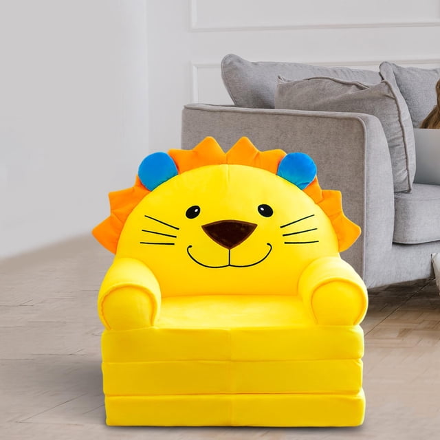 Cubierta de asiento para para bebés, cubierta de brazo duradera, cubierta de sofá para , para sala de estar, dormitorio león amarillo Yotijar Funda elástica