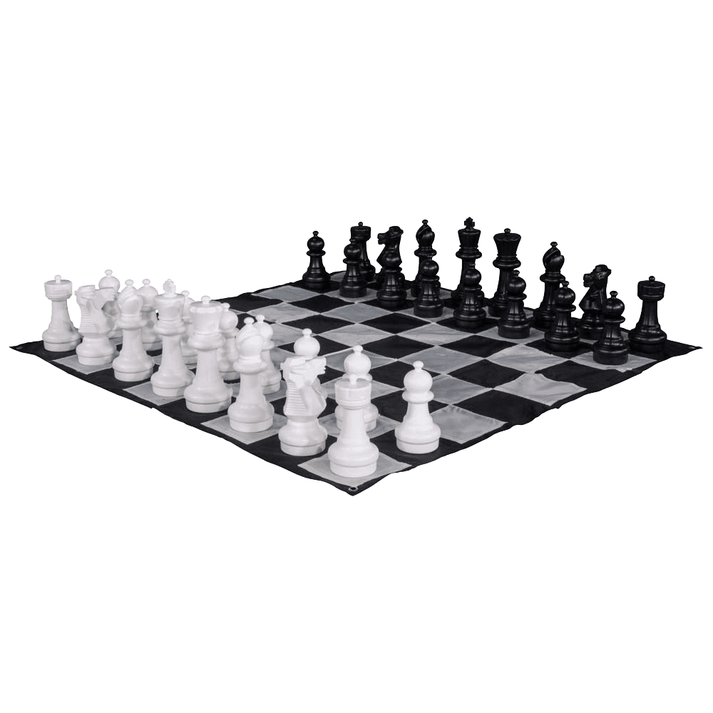 Closeout Get Out!™Giant Chess Set Large Chess Pieces and Giant Chess Board 