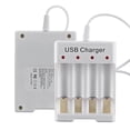 thumbnail image 2 of Cargador de batería Universal con salida USB, adaptador de herramientas de carga rápida de 2/3/4 ranuras para pilas AA/AAA, 2 of 5