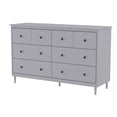 thumbnail image 2 of 6-Drawer Solid Wood Dresser - Color Addition - (GY), 2 of 5