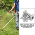 thumbnail image 3 of HONITANO Aluminum Alloy Handle Bracket Clamp for 26mm Backpack Mower Silver Durable Ergonomic Design, 3 of 7