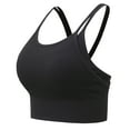 thumbnail image 2 of Womens Running Sports Bra Cheap Bras for Women Athletic Tops Women Bras Sports Sports Bras Women Yoga Bralette(Black), 2 of 4