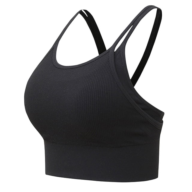 Twfbrm Bras for Women Woman's Solid Color Backless Yoga Clothes Ventilate Sport Bras Without Steel Rim Soft Breathable Bra