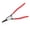 External Circlip Pliers 90 Degree Bent Jaws, variant on 13-Inch Snap Ring Pliers, Internal Retaining Ring Pliers Straight Jaws, Tip Diameter 0.12", Heavy Duty Circlip Pliers for Retaining Rings C Clip Install and Remove