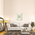 thumbnail image 3 of Global Gallery's 'Retro Pear Otomi Monotone' by Elyse DeNeige Stretched Canvas Wall Art, 3 of 4