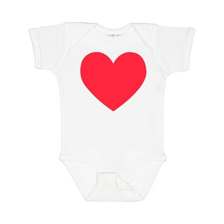 

Inktastic Valentine s Day Red Heart Gift Baby Boy or Baby Girl Bodysuit