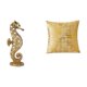 thumbnail image 1 of Escultura de resina dorada, funda de almohada, adorno para habitación, oficina, dormitorio, armario, sofá, funda de cojín, regalo decorativo, estatua, 1 of 8