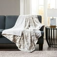 thumbnail image 2 of Gracie Mills Porfirio Oversized Marble Print Faux faux Throw Blanket - GRACE-9332, 2 of 2