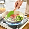 thumbnail image 4 of Silicone Spatula with Wooden Handle, Heat Resistant Kitchen Baking Turner, Nonstick Scraper for Mixing, Cooking, Cake Decorating, Batter, Food Preparation(Style B), 4 of 4