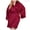 Red, variant on Elephant Print Women Women's Plus Size Satin Robes Plus Size Kimonos Robes Sleepwear Short