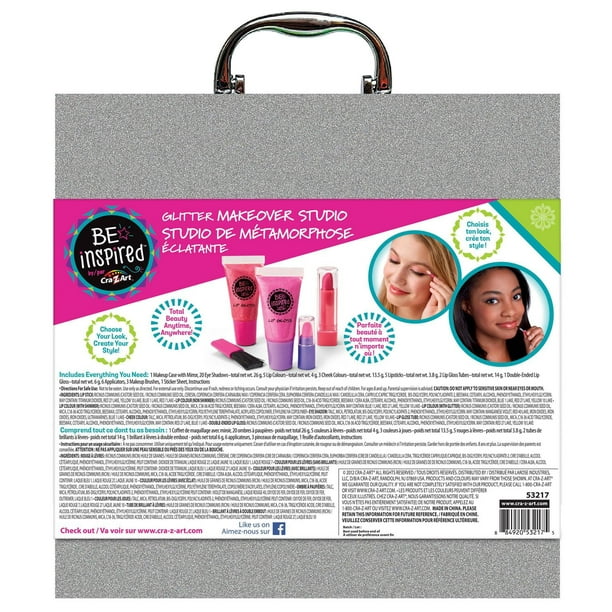 Cra-Z-Art Be Inspired Glitter Makeover Studio Glamour Collection