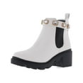 thumbnail image 2 of Steve Madden Womens Amulet Leather Block Heel Chelsea Boots, 2 of 4
