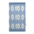 thumbnail image 4 of Minimalist Floral Pattern Door Curtain 25x40in Privacy Mesh with UV Protection Tie Back Rod Pockets, 4 of 10