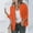 Orange, variant on Babysbule Women's Tops, Jackets& Coat Fashion Women Thin Button Long Sleeve Tops Blouse Shirt Spring Models Solid Small Suit Top