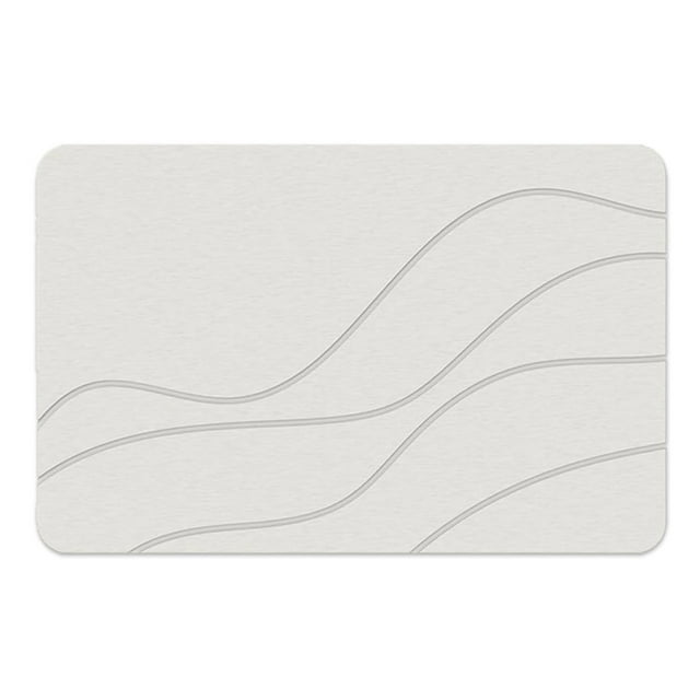 Hearth & Gear Bath Mat Stone Bath Mat Diatomaceous Earth Quick Drying Shower Mats Water Absorbing Rug Outside Shower Diatomaceous Earth Stone Material Winter Blanket Throw Large Throw Blanket Area