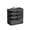 Black, variant on Bwomeauty Travel Accessories, 1Pcs Three Layered Large Capacity Storage Bag Portable Toiletries Bag Large Capacity Makeup Bag Travel Storage Bag Three Layered Pencil Case, Women Gifts