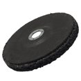 thumbnail image 1 of QualitChoice Sanding Wheel Polishing Paint Rust Grinding Inner Hole Tools for Angle Grinder Wood Metal Buffing Car Accessories #100 black 1Set, 1 of 6