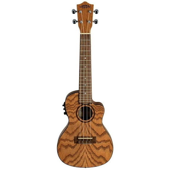 Lanikai OA-CEC Oak Concert Acoustic-Electric Ukulele