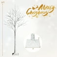 thumbnail image 2 of Gymax 5 FT Pre-lit White Birch Tree Artificial Twig Birch Tree Christmas Decor, 2 of 10