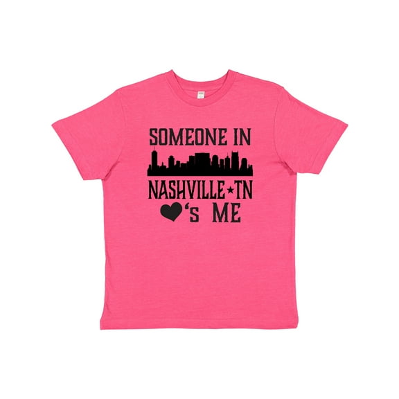 Inktastic Nashville Tennessee Someone Loves Me Skyline Youth T-Shirt